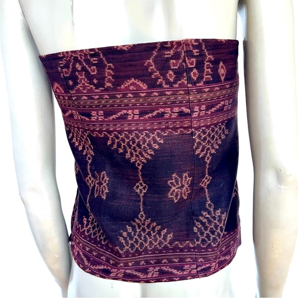 Vintage Indonesian Ethnic Print Bustier - Picture 5 of 8